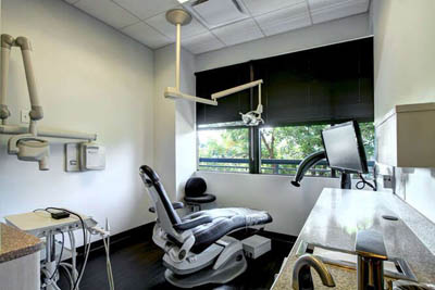 dental examination room at Boulder Smile Design in Boulder, CO